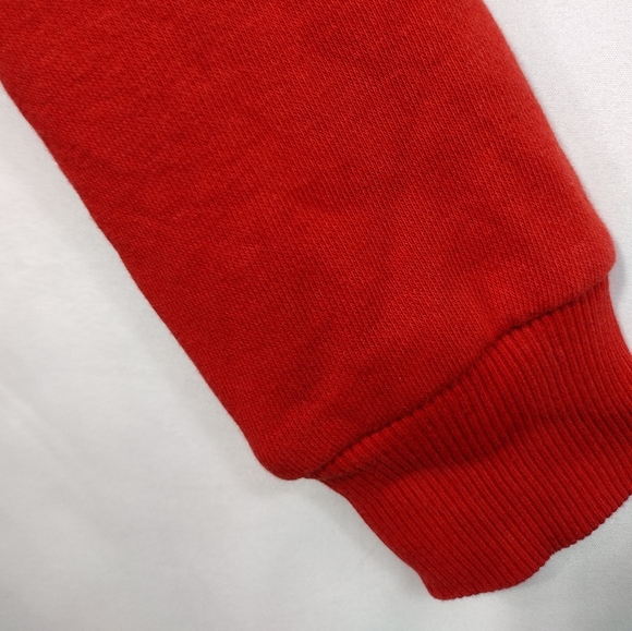 Levi's Classic Logo Chenille Hoodie Sweatshirt Boys S Red Casual Comfy Retro - Picture 3 of 8